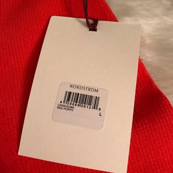 Lewit Ribbed Tube Top, NWT, Large in Red Poppy - Picture 9 of 16